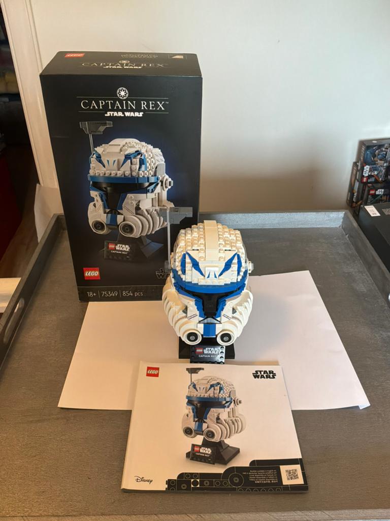 Lego Star Wars Captain Rex Helm (75349) - Compleet met doos, Gebruikt, Star Wars, Lego, Ophalen of Verzenden