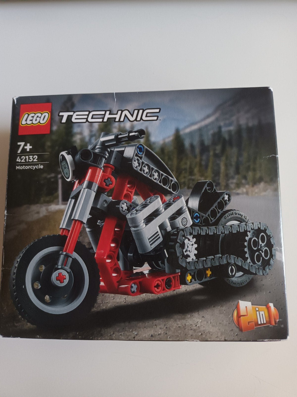 LEGO Technic Motorfiets - 42132 (2-in-1 Model) - Met Doos, Ophalen, Zo goed als nieuw, Compleet, Complete set