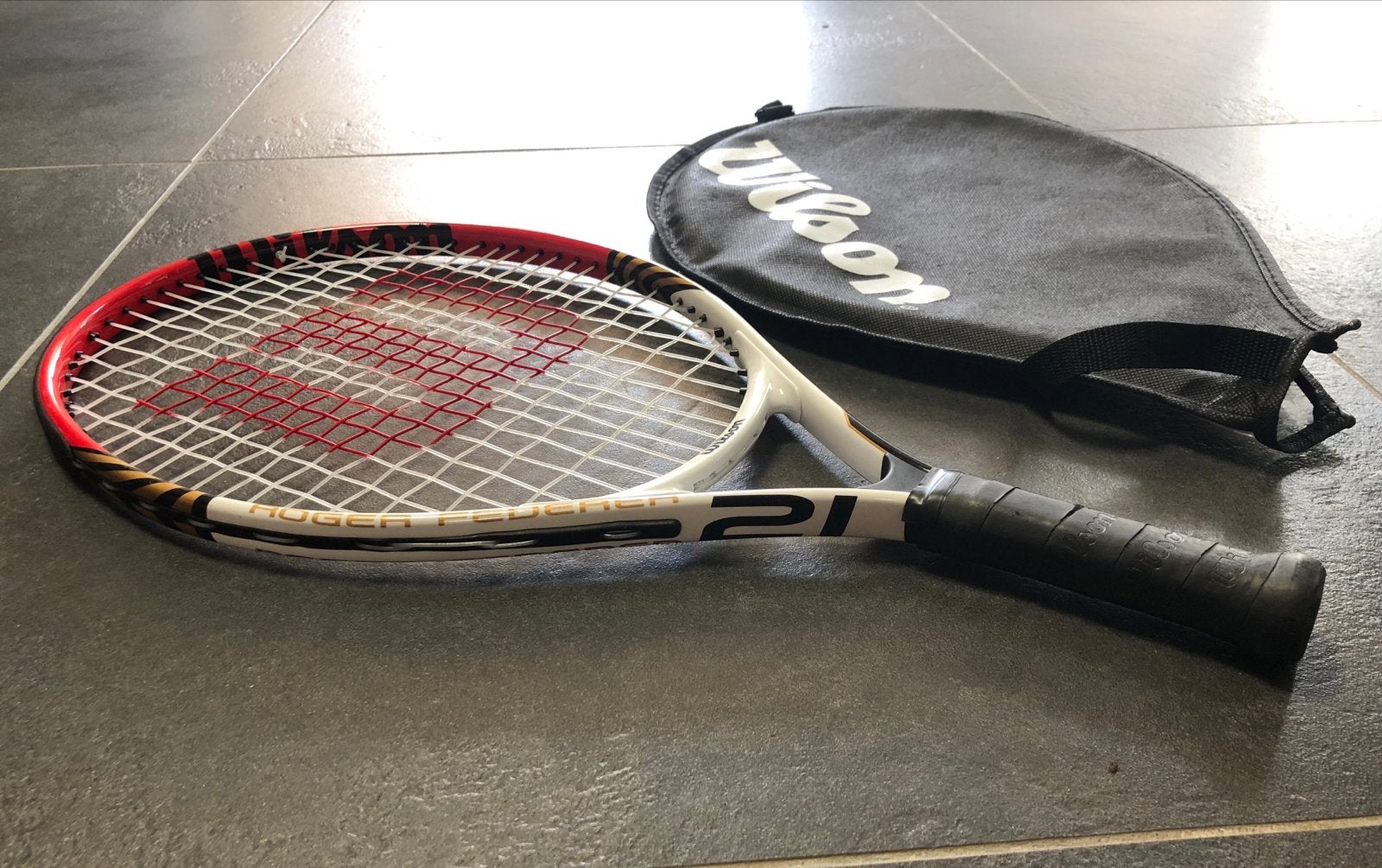 Wilson Roger Federer 21 tennisracket voor kinderen, L00, Ophalen of Verzenden, Zo goed als nieuw, Wilson