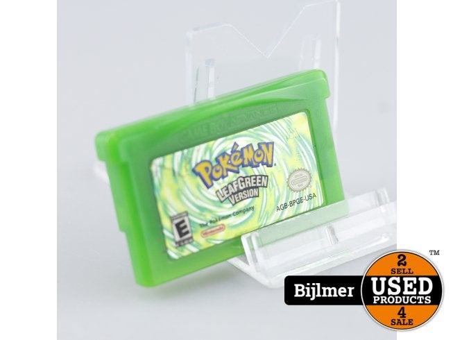 GameBoy Advance Game: Pokemon Leaf Green Version USA | Los, Nintendo, Zo goed als nieuw, Support@nintendo.com, 11-1 Hokotate-cho, Kamitoba, Minami-ku
Kyoto 601-8501
Japan