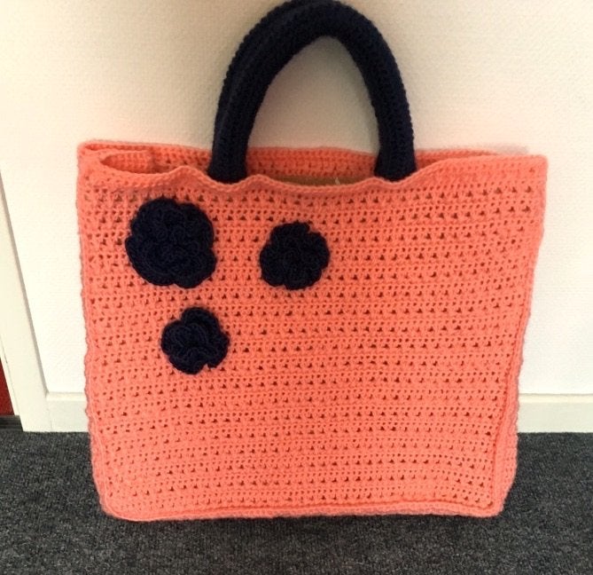 Unieke stevige boodschappentas NIEUW, Sieraden, Tassen en Uiterlijk, Tassen | Damestassen, Ophalen of Verzenden, Nieuw, Roze, Shopper