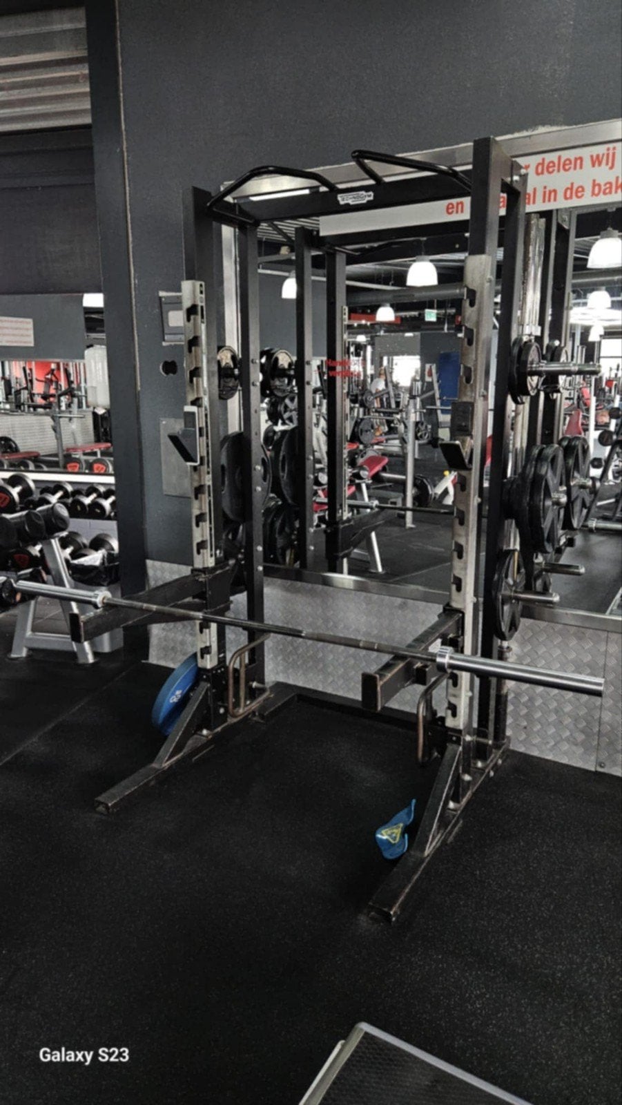 Squat Rack, Ophalen of Verzenden, Gebruikt, Rug, Halterstangen