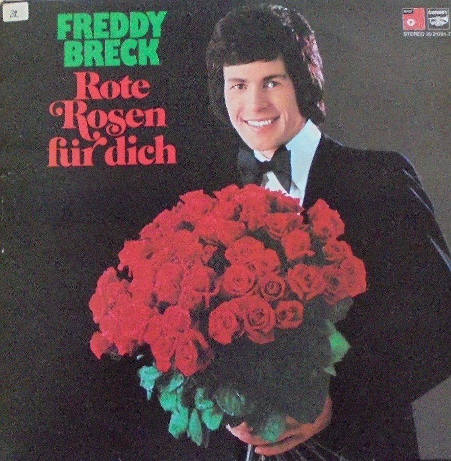 LP Freddy Breck - Rote Rosen für dich., LP, Zo goed als nieuw, 12 inch, Verzenden