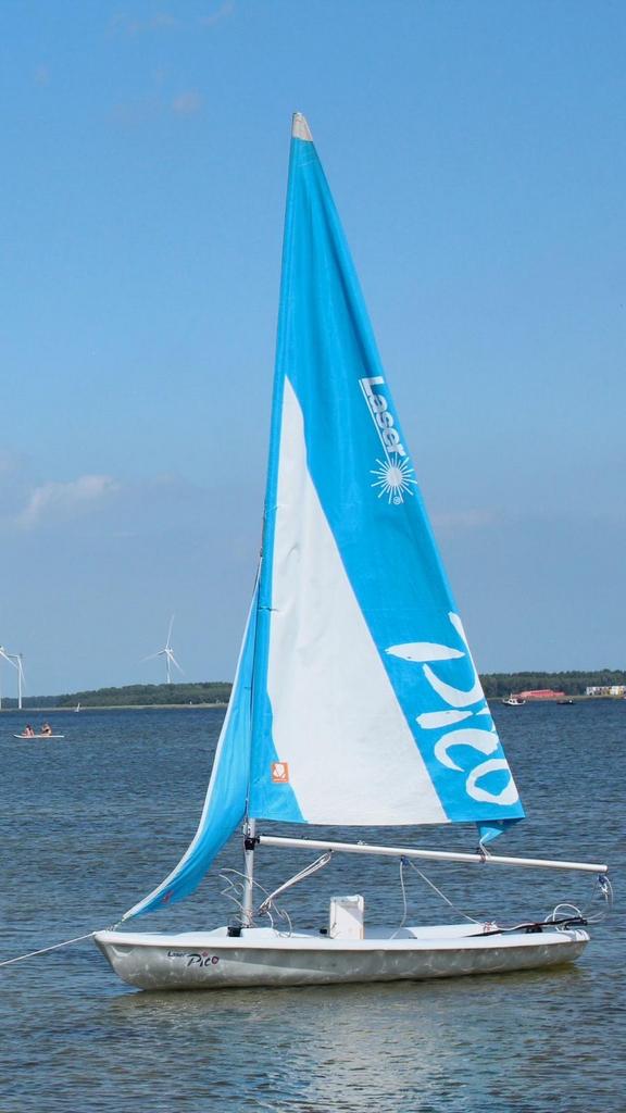 Laser Pico in goede staat met 2 zeilen, Watersport en Boten, Ophalen, Gebruikt, Overige typen, Minder dan 15 m²