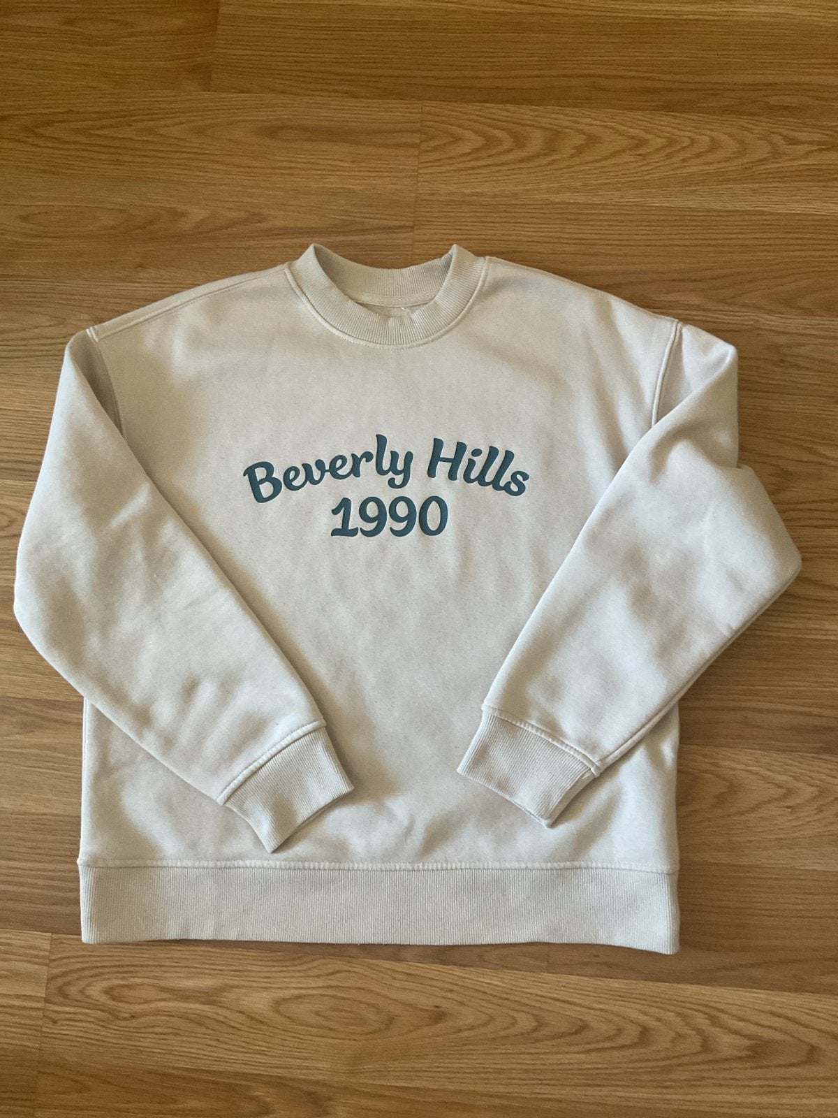 Crèmekleurige 'Beverly Hills 1990' sweater - Maat XS, Ophalen of Verzenden, Zo goed als nieuw, Maat 34 (XS) of kleiner, Beige
