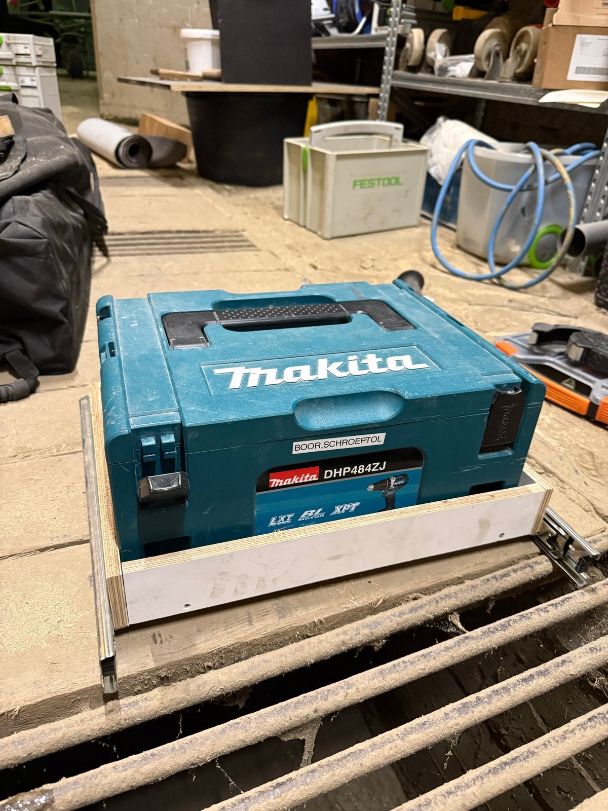 Makita en festool lade systeem (Zonder Accu), Ophalen, Boor- en Schroefmachine, Klopboormechanisme, Gebruikt