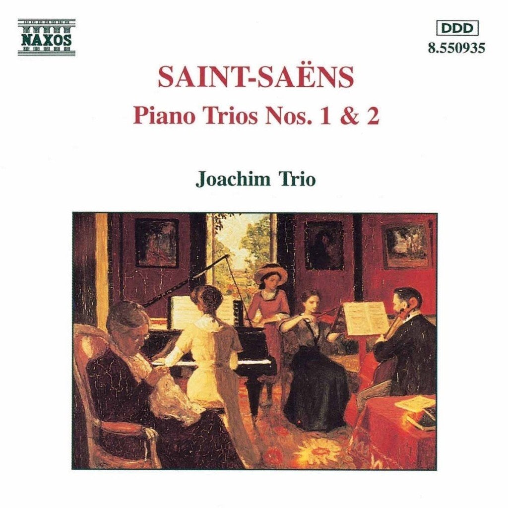 saint saens piano trios, Verzenden, Romantiek, Zo goed als nieuw, Kamermuziek