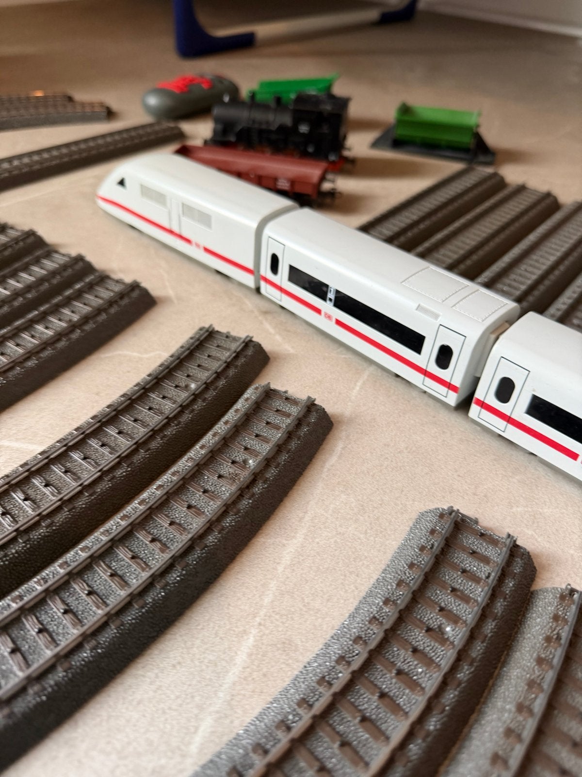 Märklin Treinset met ICE, locomotief, wagons en rails, Hobby en Vrije tijd, Wisselstroom, Ophalen of Verzenden, Analoog, Märklin