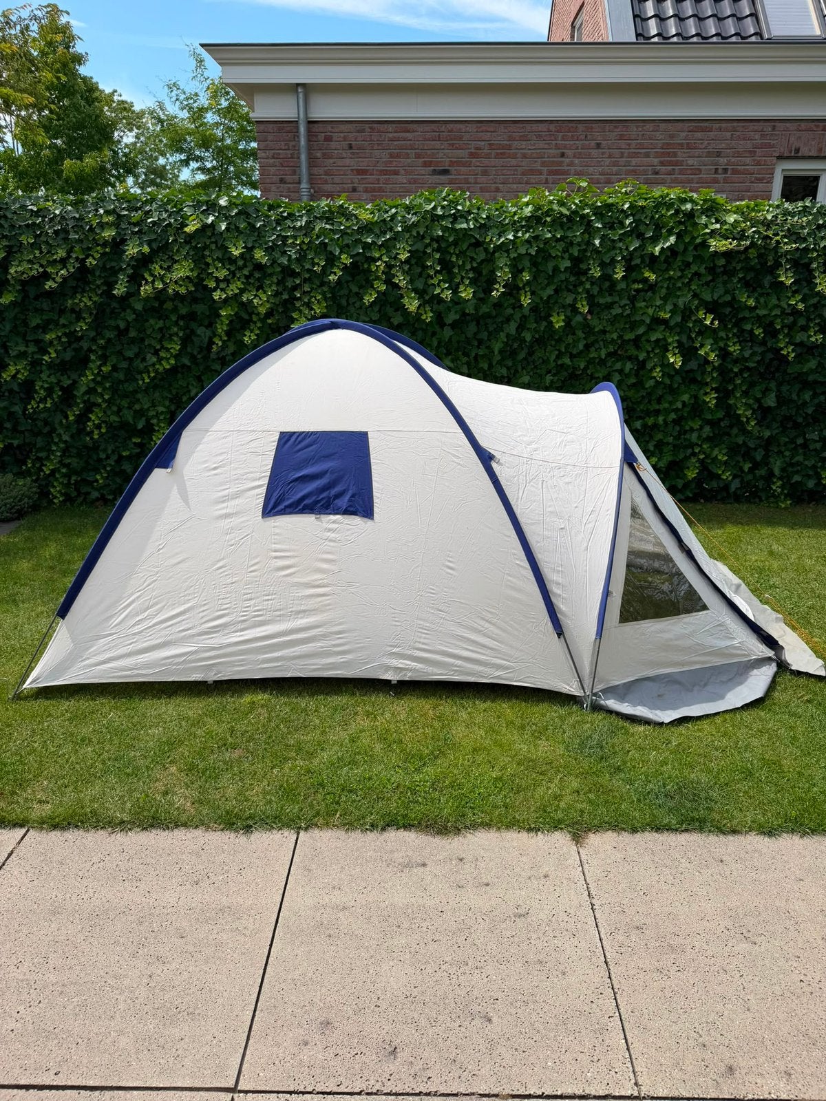Katoenen tent voor 2 personen, Caravans en Kamperen, Tenten, Ophalen, Gebruikt, Tot en met 2