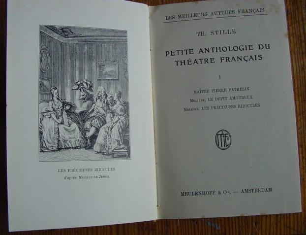 Petite anthologie du théatre Francais- Molière, Ophalen of Verzenden, Gelezen, Non-fictie