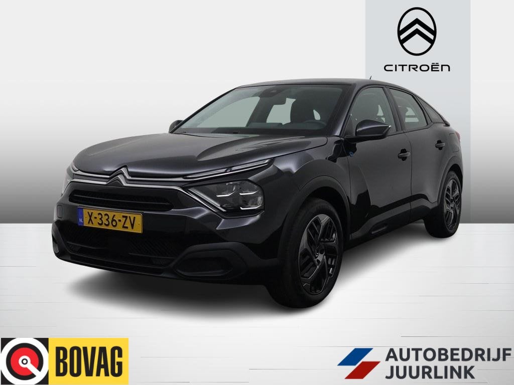 Citroen Ë-C4 You 50 kWh Soh 98,8% H.Leder/Nav/Camera/Ecc/Le, Auto's, Dealer onderhouden, 136 pk, Gebruikt, Parkeersensor