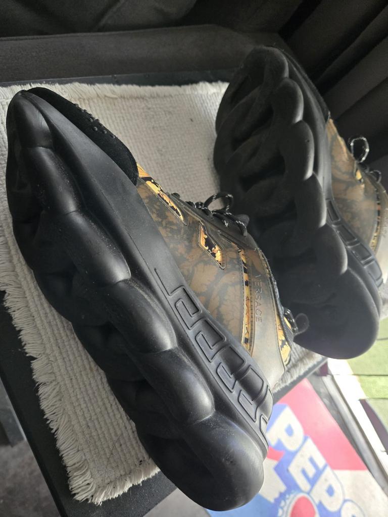 Nieuwe Versace Chain Reaction Sneakers Maat 42, Ophalen of Verzenden, Nieuw, Zwart, Sneakers of Gympen