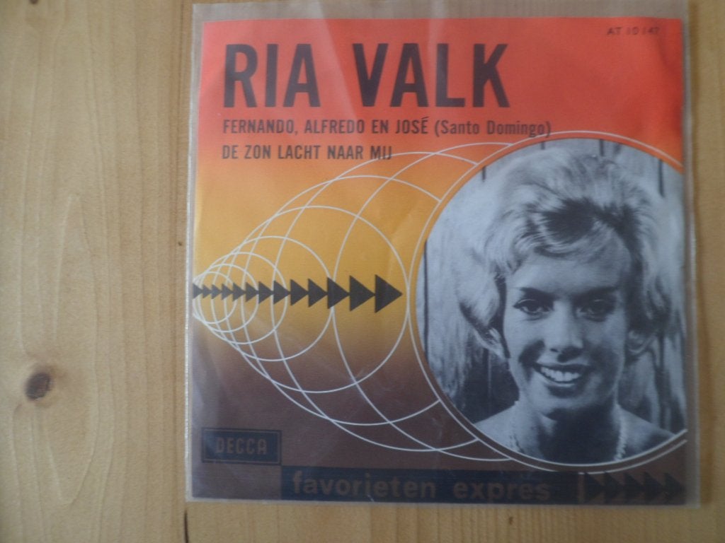 Ria Valk, Ophalen of Verzenden, Gebruikt, 7 inch, Nederlandstalig