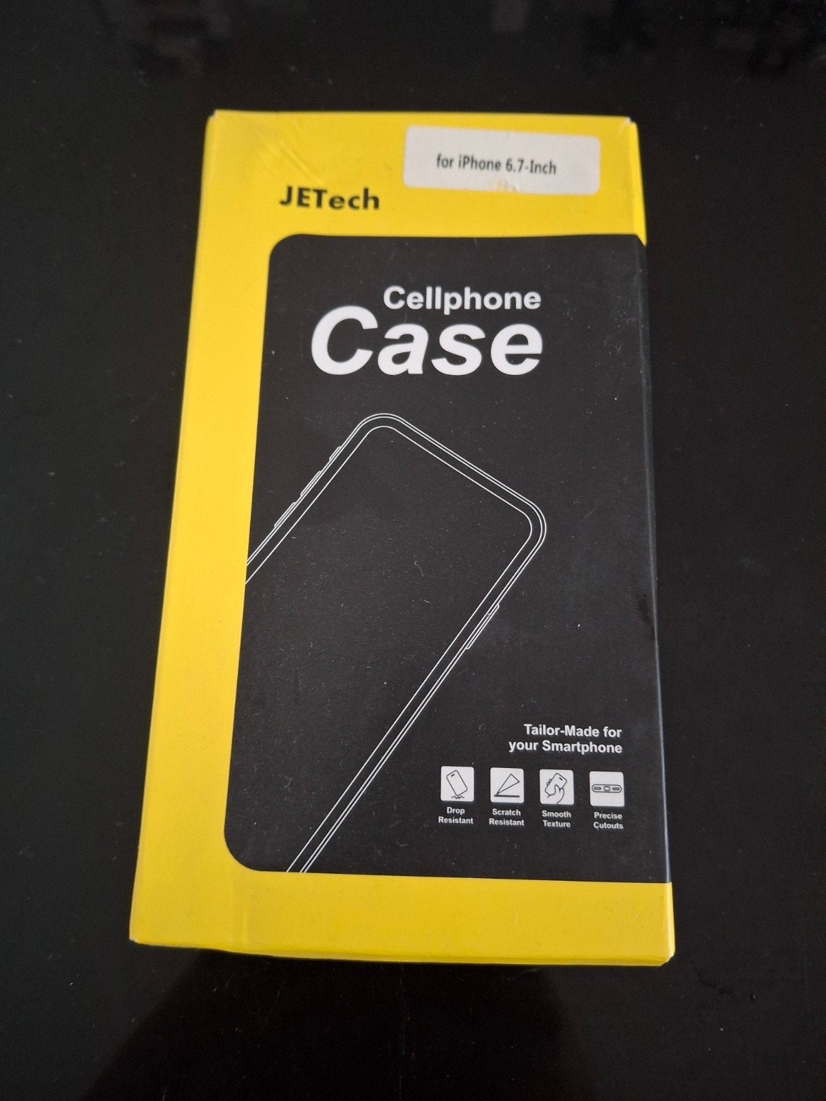 JETech iPhone 6.7-inch hoesje - Transparant, Telecommunicatie, Kunststof, Overige merken, Nieuw, Hoesje of Tasje