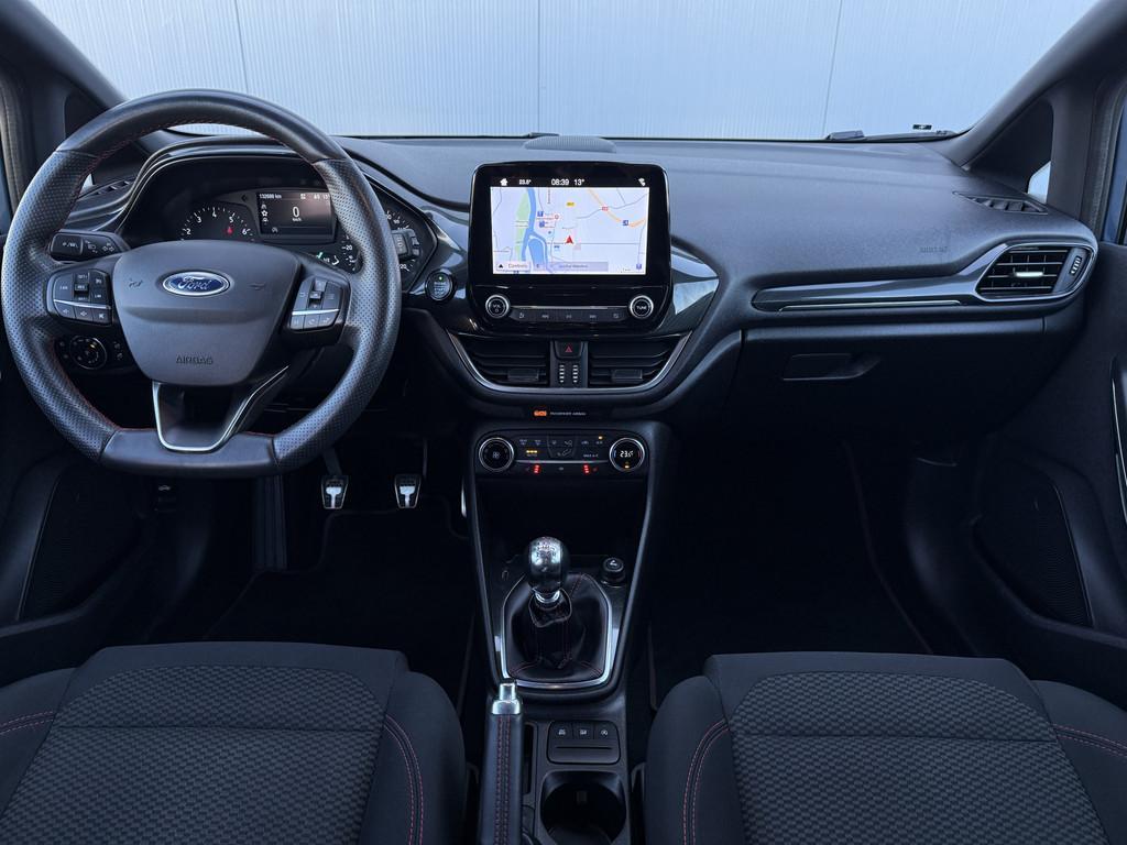 Ford Fiesta 1.0 EcoBoost ST-Line/Apple Carplay/17inch/Climat, Voorwielaandrijving, Stof, Gebruikt, Euro 6