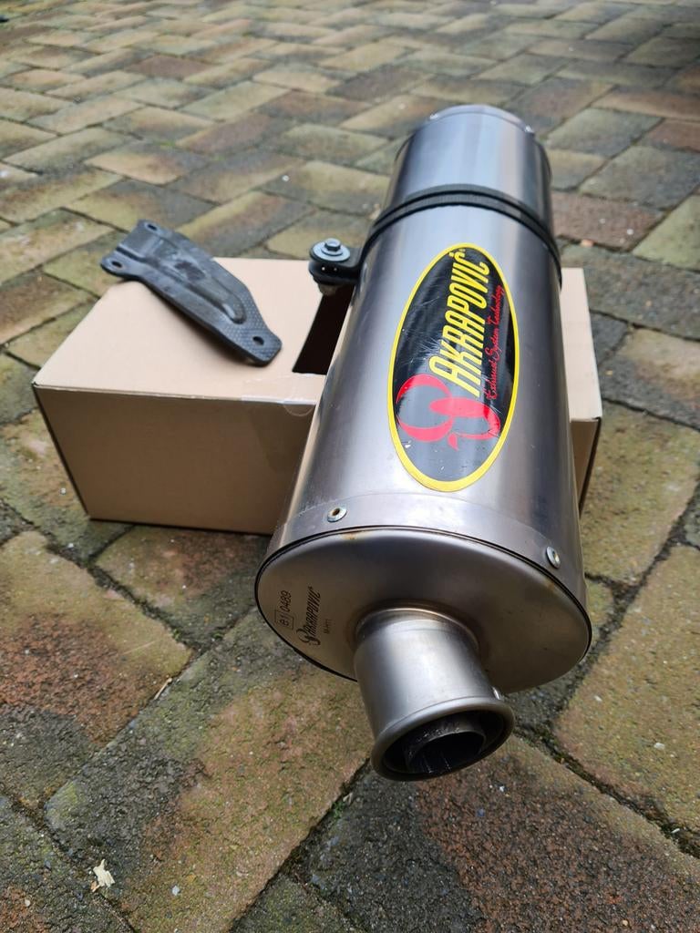Complete Akrapovic titanium 2-2 voor Aprilia RSV Mille, Motoren, Onderdelen | Overige, Gebruikt, Ophalen