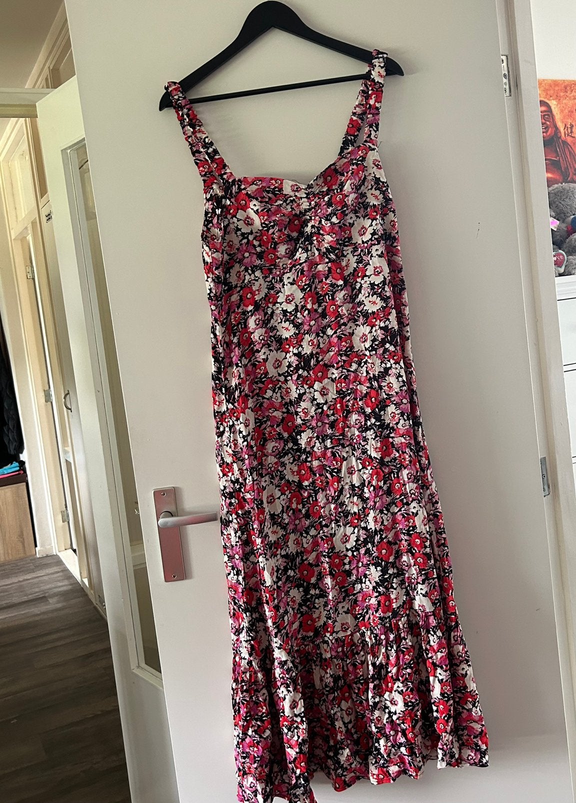 Mango bloemen jurk, maat L, Meerkleurig, Maat 42/44 (L), Nieuw, Ophalen of Verzenden