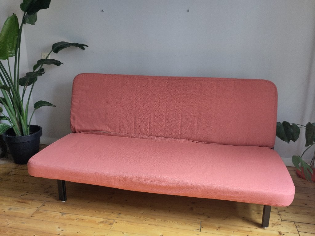 IKEA NYHAMN 3-zits Slaapbank / Sofa Bed – ZGAN / Like New, Ophalen, Bruin, Tweepersoons, 140 cm