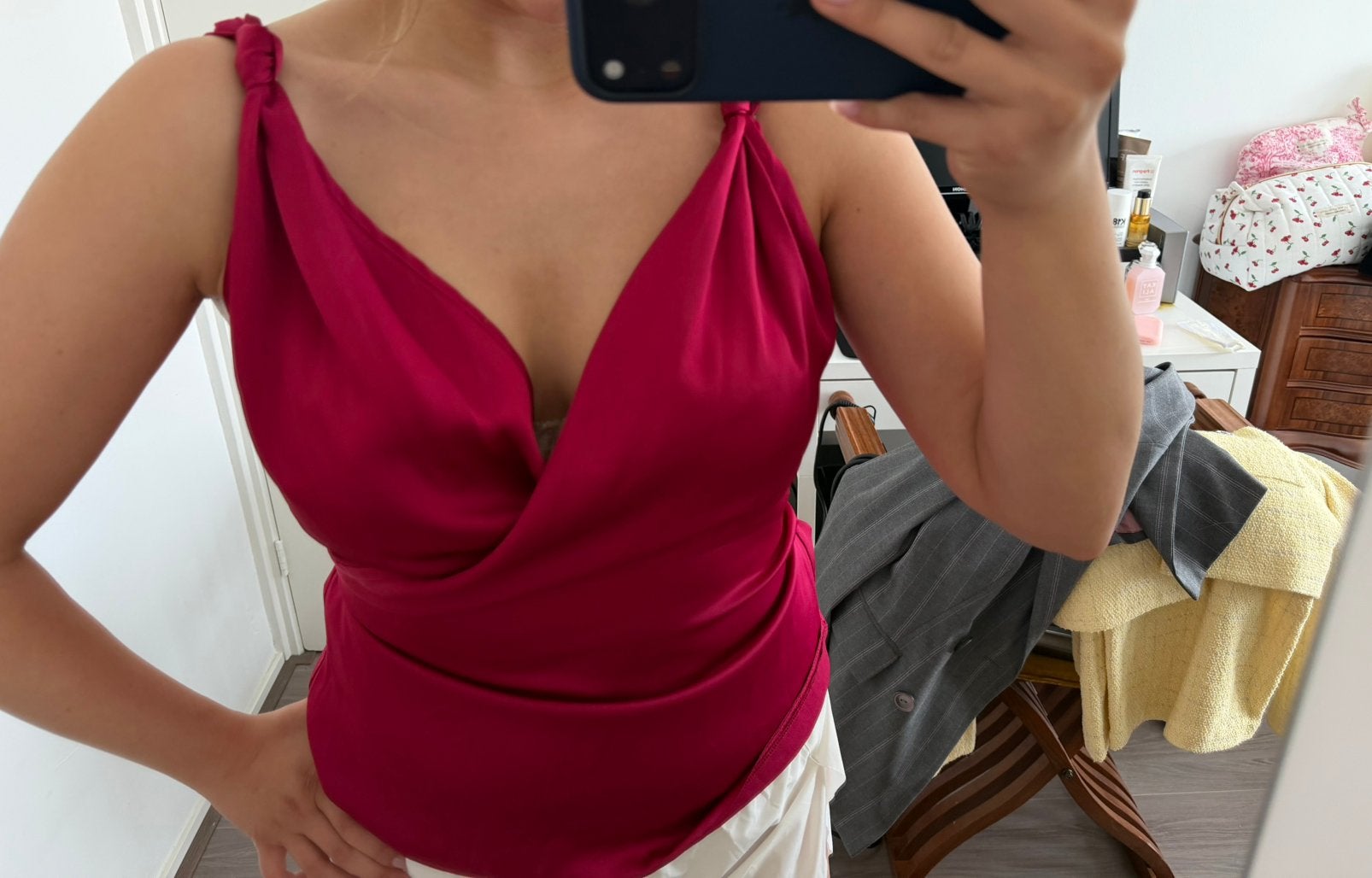 Pink Silk top, Ophalen of Verzenden, Roze, Gedragen, Maat 36 (S)