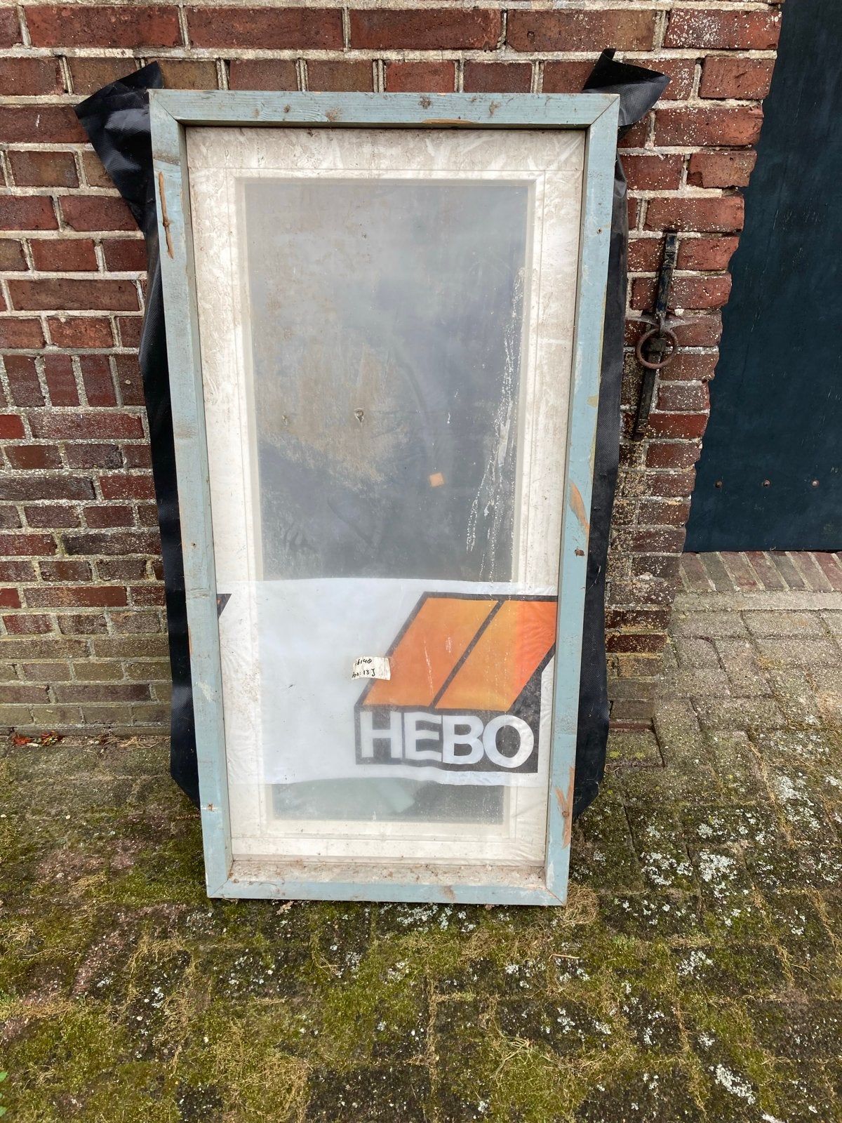 Houten kozijn 138 x 68 cm, Ophalen, Gevelraam of Ruit, Minder dan 80 cm, 120 tot 160 cm