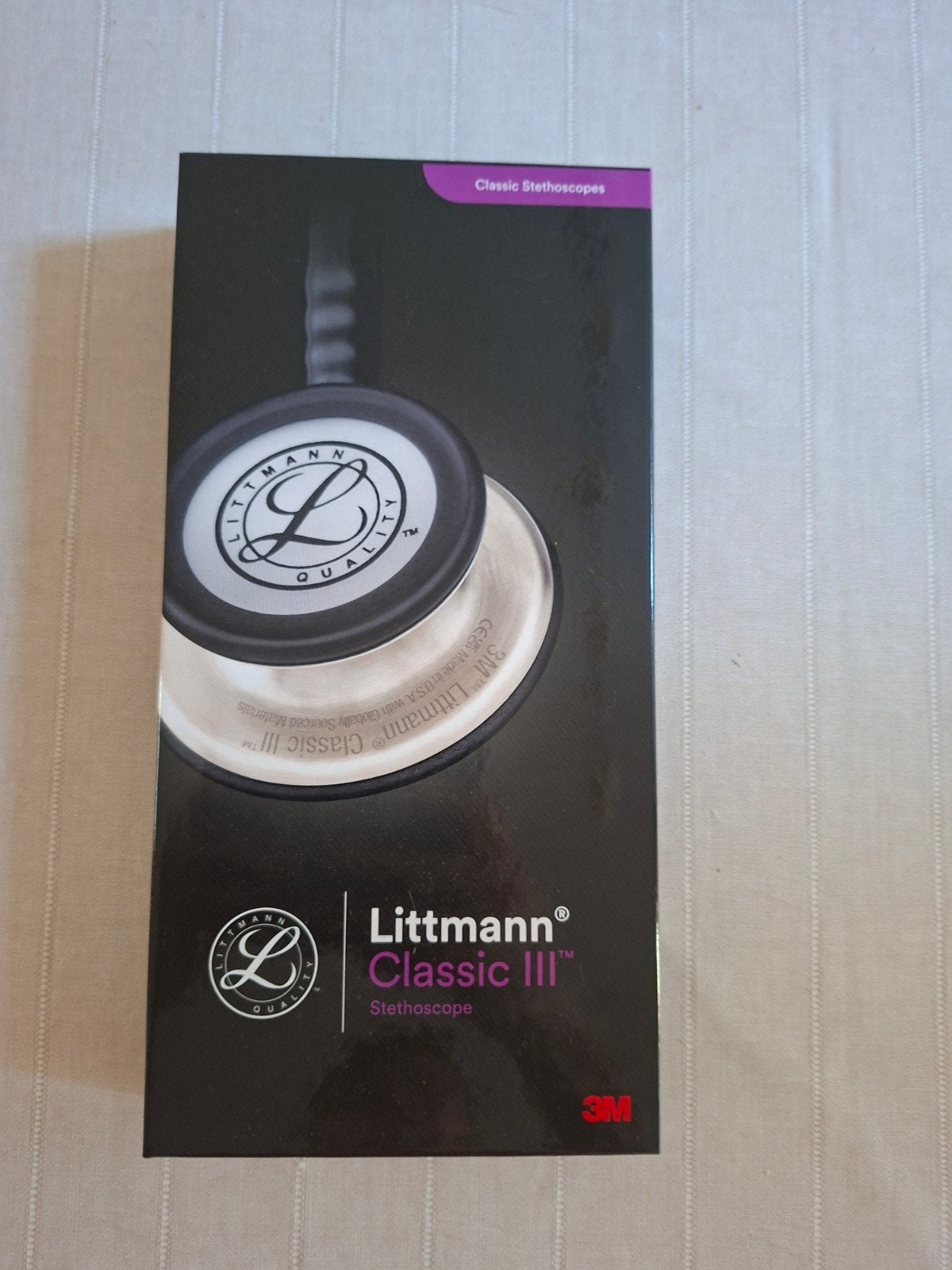 Littmann Classic III Stethoscoop 5620 zwart, Diversen, Ophalen of Verzenden, Nieuw