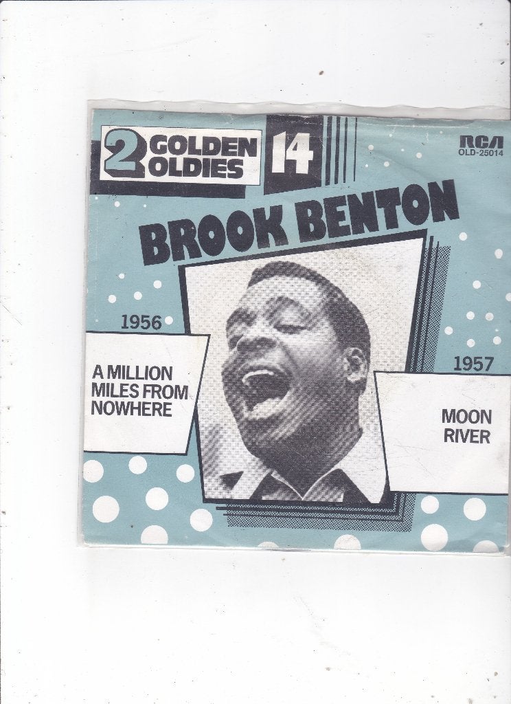 Single Brook Benton - A million miles from nowhere, Ophalen of Verzenden, Gebruikt, 7 inch, Pop