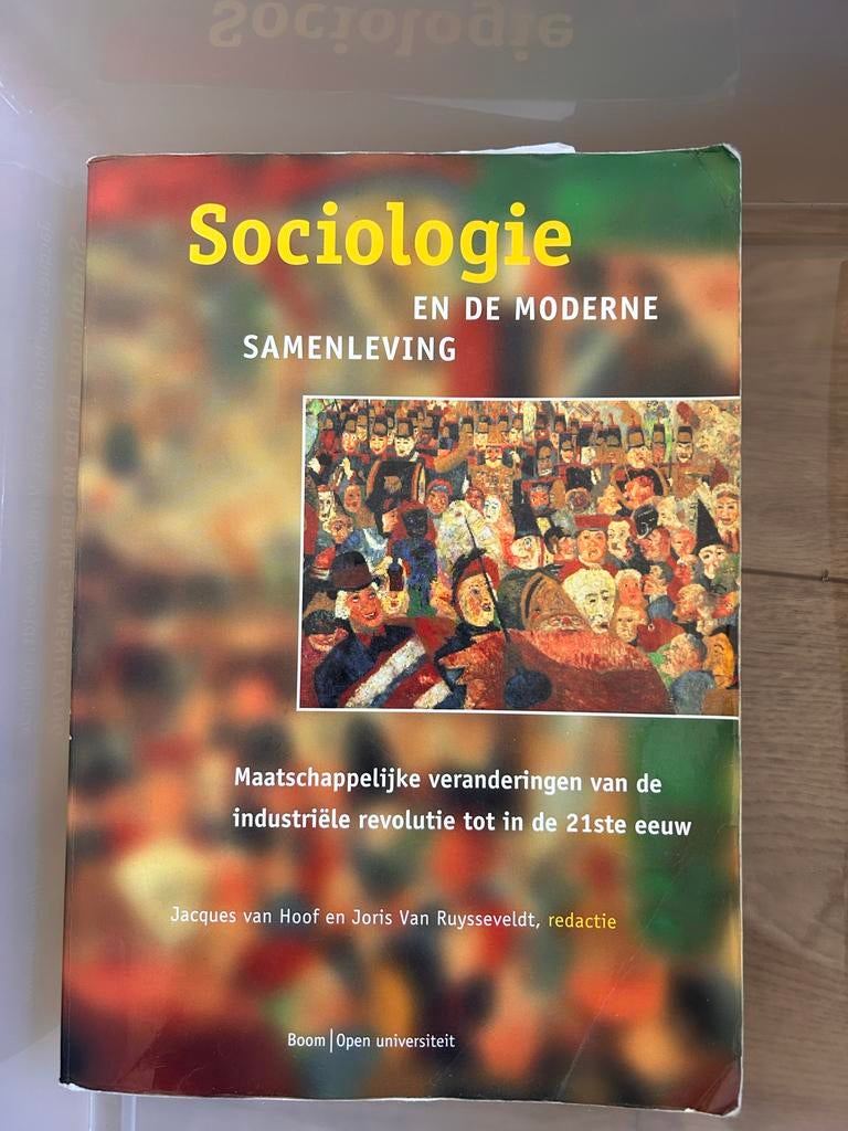 Sociologie en de Moderne Samenleving - Open Universiteit, Boeken, Ophalen of Verzenden, Gamma, Gelezen, WO