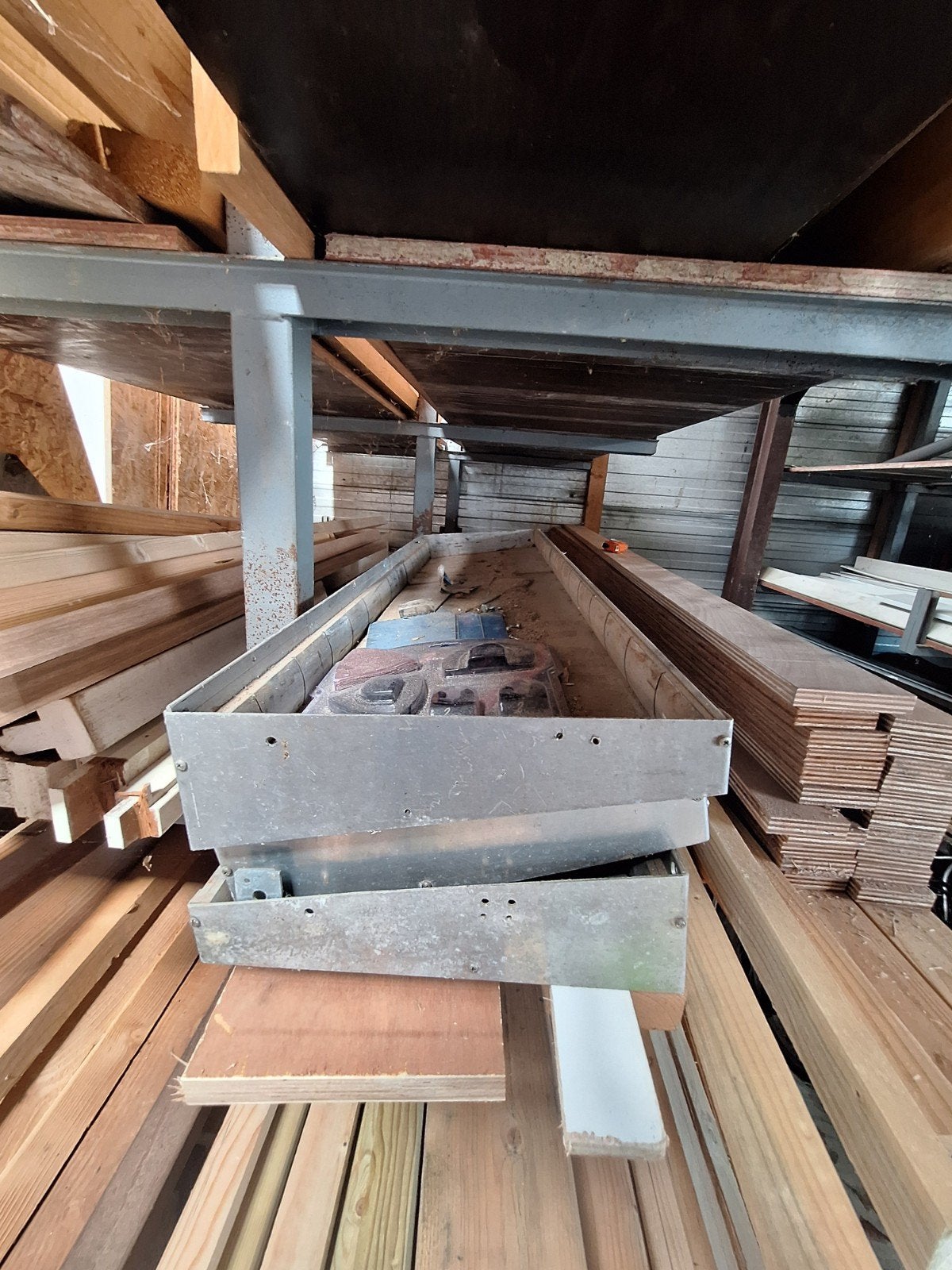 9 sortimo schappen, Ophalen, Gebruikt, Aluminium