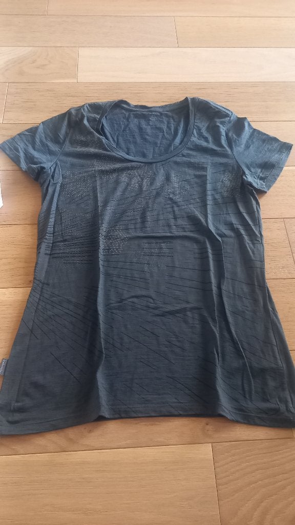 Icebreaker t-shirt zwart maat M vrouwen, Maat 38/40 (M), Verzenden, Zwart, Icebreaker