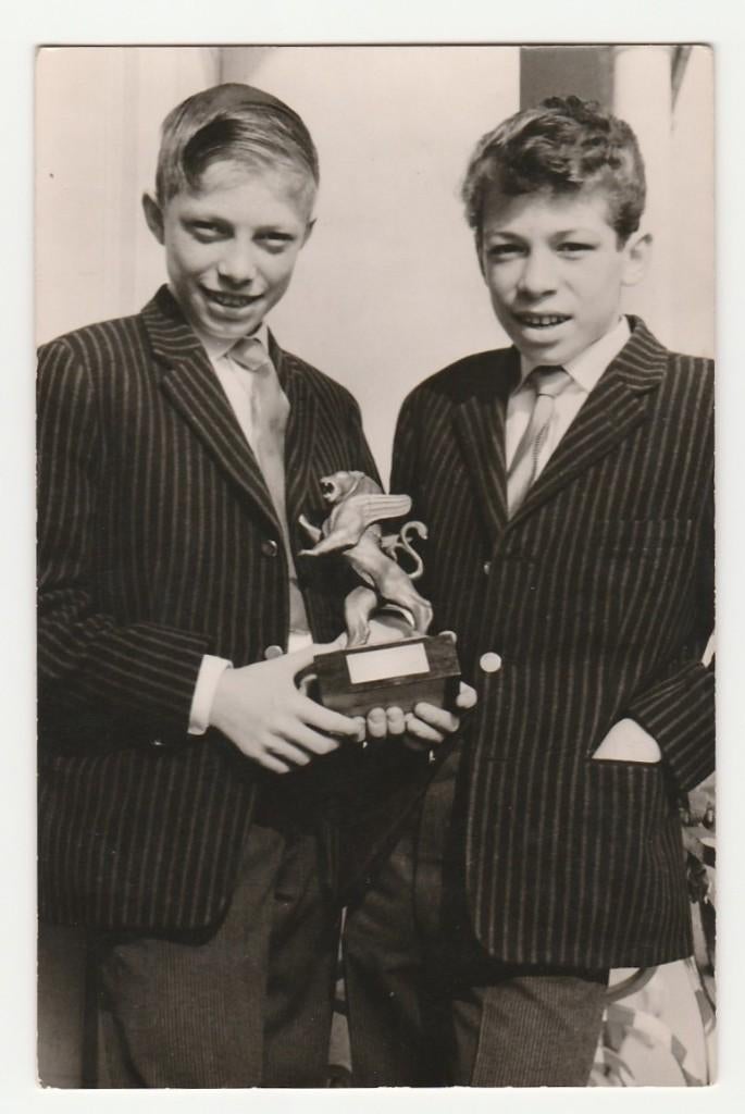 ansichtkaart Jan en Kjeld (Deens Banjoduo), Verzenden, Zo goed als nieuw, Foto of Kaart