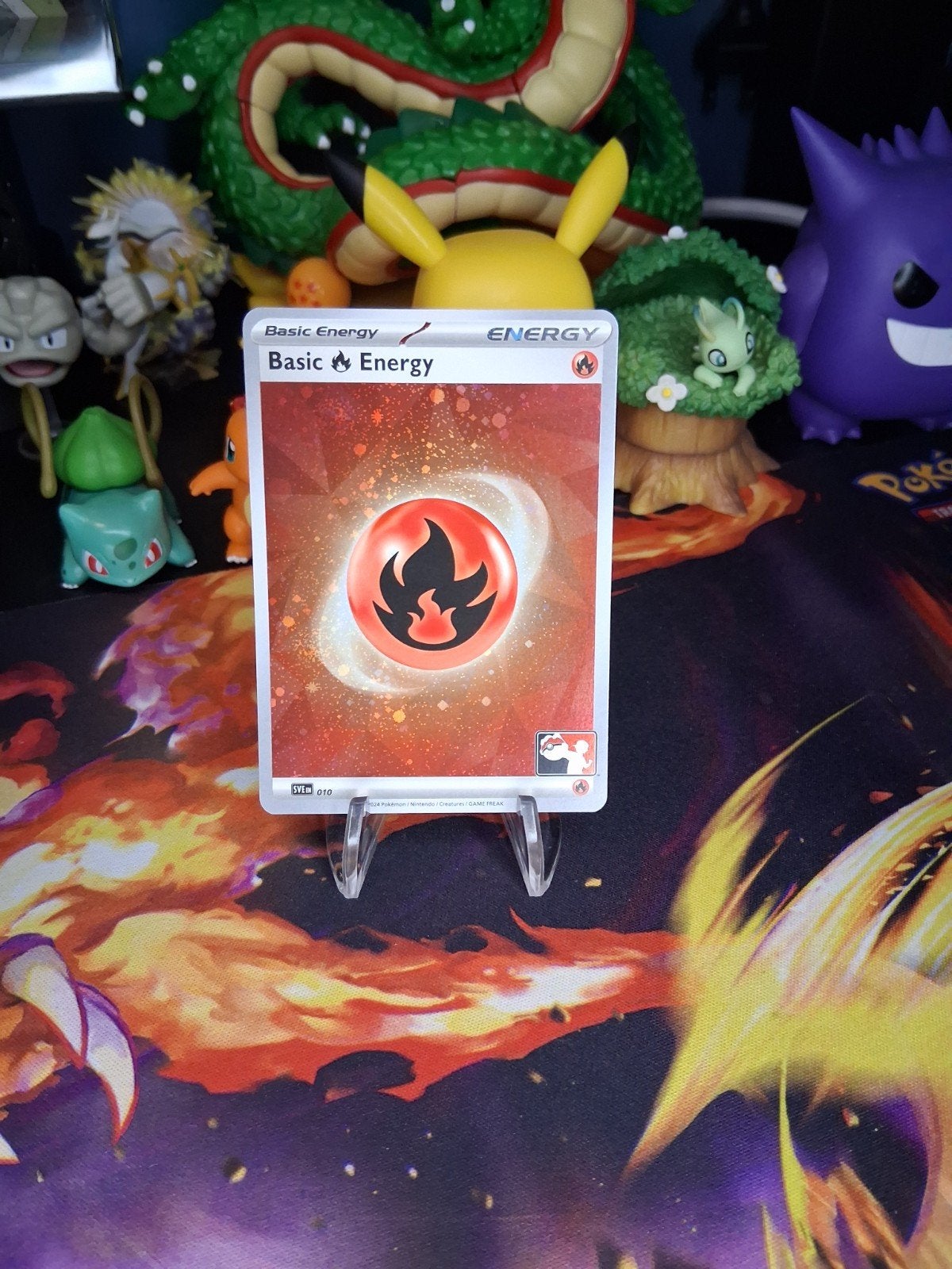 Pokémon Basic Fire Energy Kaart (Gestempeld), Ophalen of Verzenden, Gebruikt, Losse kaart