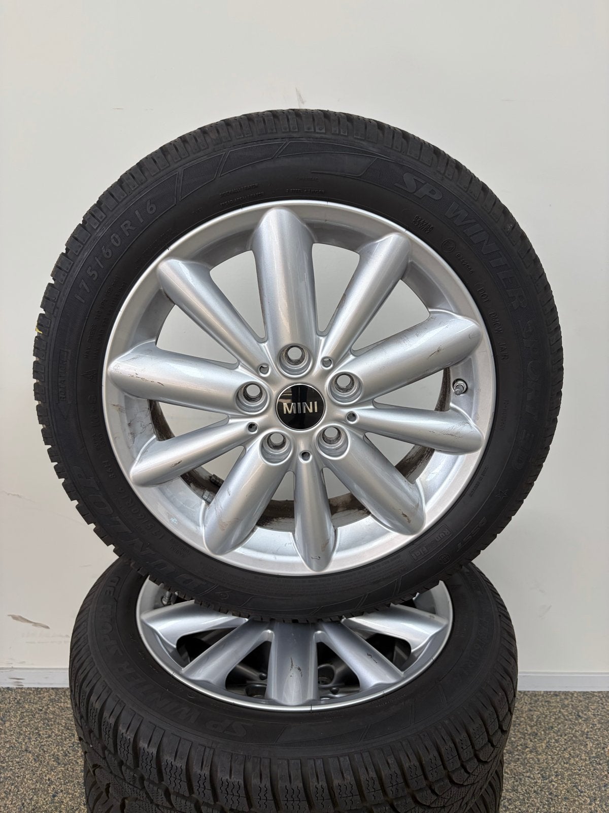 Mini Cooper Winterwielen 175/60R16 met 5x112 steekmaat, Ophalen, Gebruikt, 16 inch, 175 mm