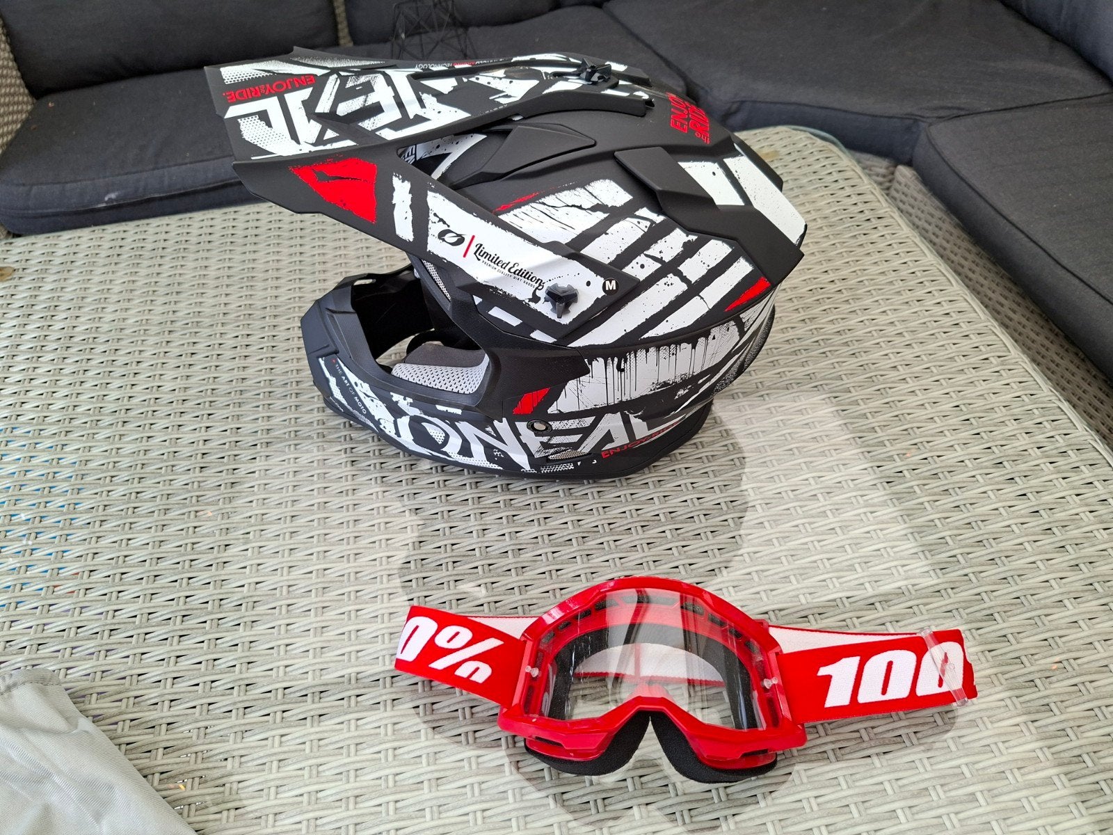 O'Neal Downhill MTB Crosshelm Maat M, M, Ophalen of Verzenden, Zo goed als nieuw, O'Neal