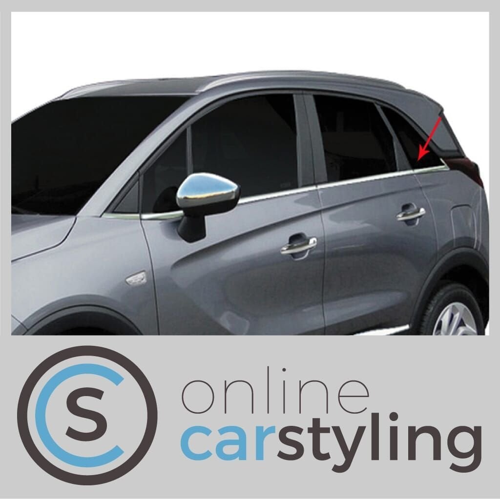 Chromen raamlijsten opel Crossland X, -, -, Opel, Nieuw