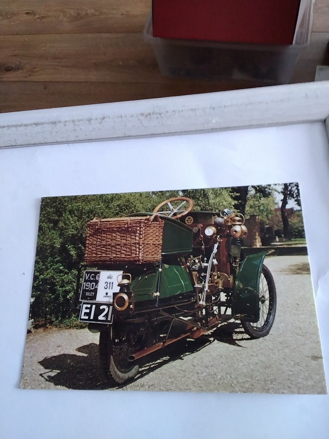 LAGONDA TRICAR 1994, Verzamelen, Ansichtkaarten | Themakaarten, Ophalen of Verzenden, 1980 tot heden, Overige thema's