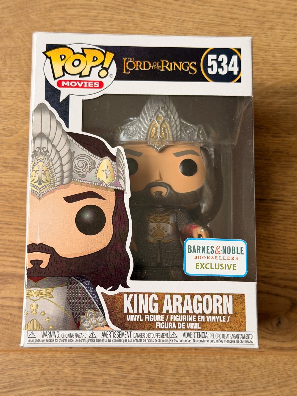 Funko Pop! The Lord of the Rings #534 – King Aragorn, Ophalen of Verzenden, Zo goed als nieuw
