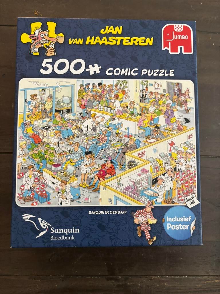 Puzzle compleet, Ophalen of Verzenden, 500 t/m 1500 stukjes, Zo goed als nieuw
