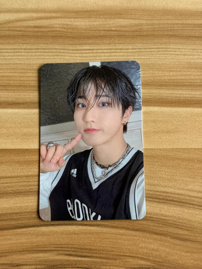 Stray Kids Han photo card karma, Ophalen of Verzenden, Zo goed als nieuw, Foto of Kaart