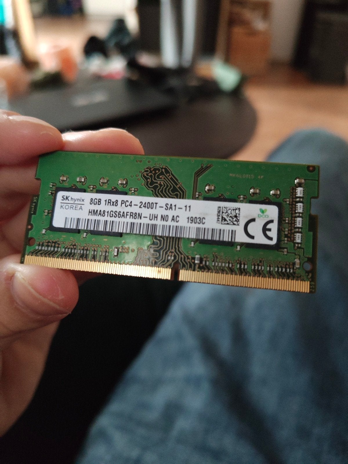 SK Hynix 8GB DDR4 RAM PC4-2400T Laptop Geheugen, Computers en Software, RAM geheugen, Ophalen, DDR4, Laptop