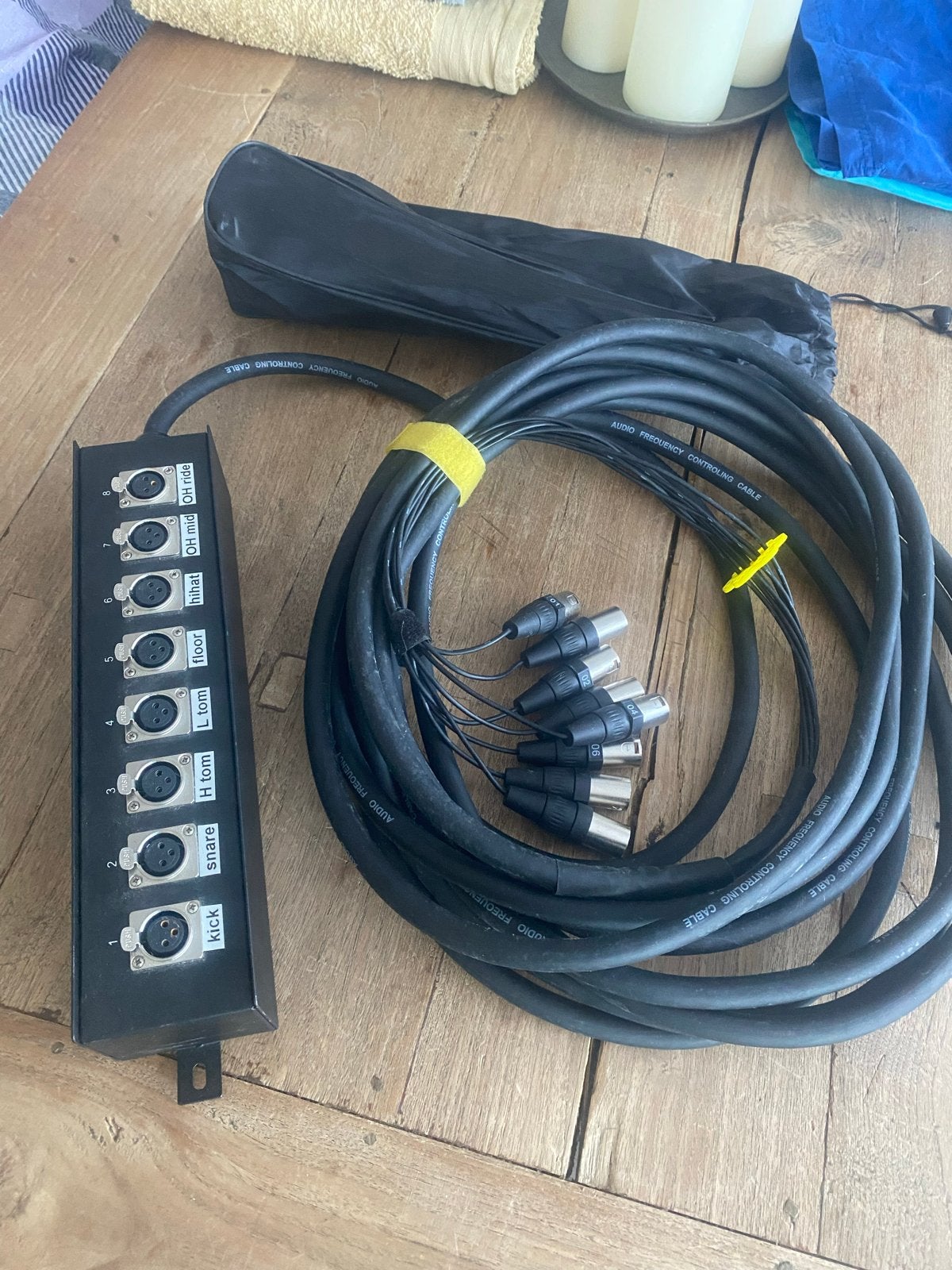 Multikabel 8 x XLR - 5 meter, Gebruikt, Ophalen of Verzenden, Nvt, Apparatuur