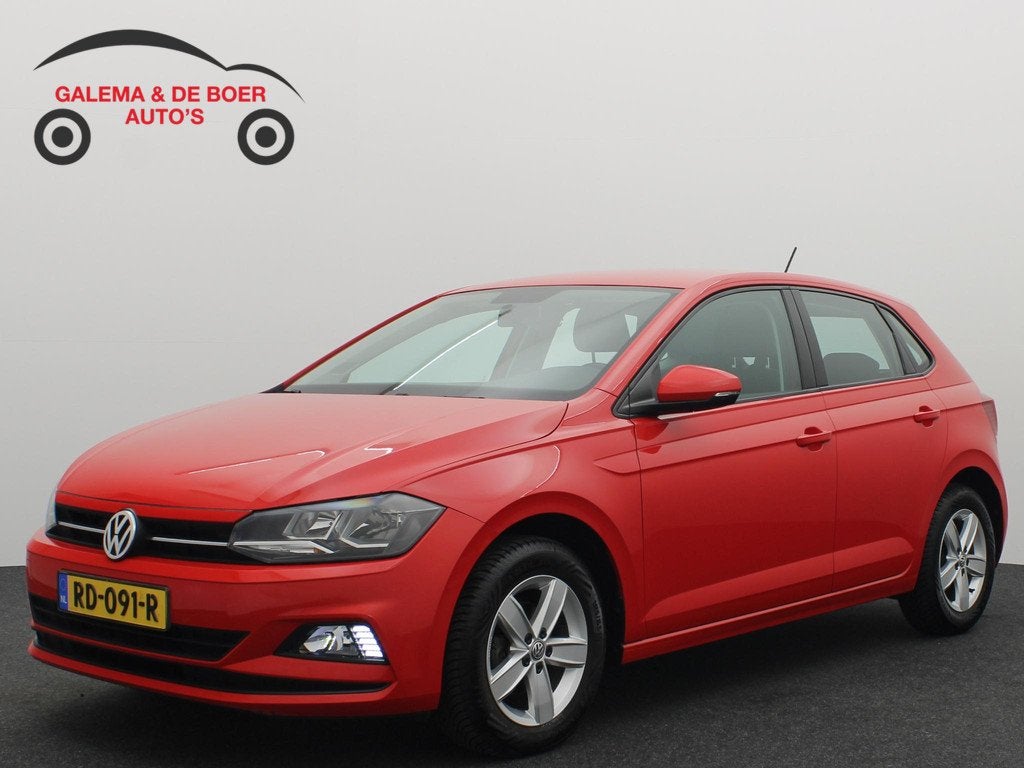 Volkswagen Polo 1.0 TSI Comfortline AUTOMAAT / AIRCO / BLUET, Auto's, Volkswagen, Stof, Gebruikt, 95 pk, Start-stop-systeem
