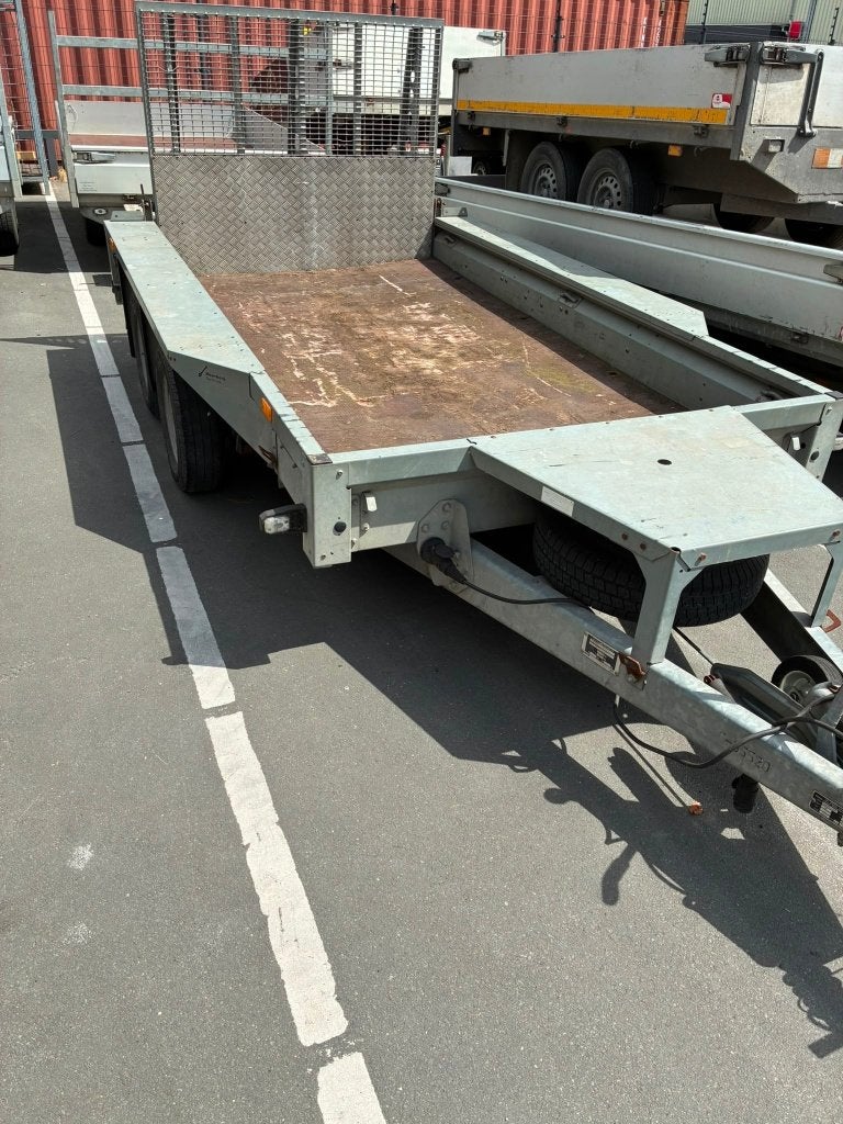 Nete Ifor williams machinetransporter kraantransporter, Auto diversen, Aanhangers en Bagagewagens, Ophalen, Gebruikt