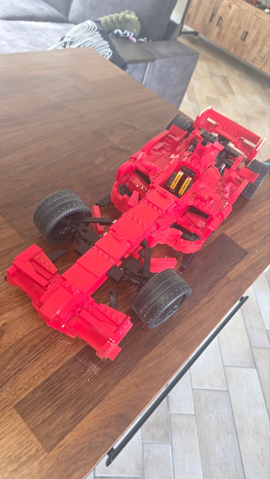 Lego Racers 8157 Ferrari F1 met ongebruikt stickervel, Gebruikt, Lego, Ophalen of Verzenden, Racers