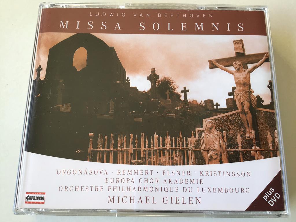 Beethoven Missa Solemnis CD/DVD Michael Gielen, Ophalen of Verzenden, Classicisme, Zo goed als nieuw, Orkest of Ballet