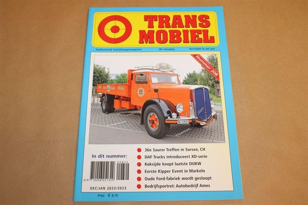 Trans Mobiel 208 — DAF XD en Saurer Trucks, Ophalen of Verzenden, Zo goed als nieuw, Tractor en Landbouw