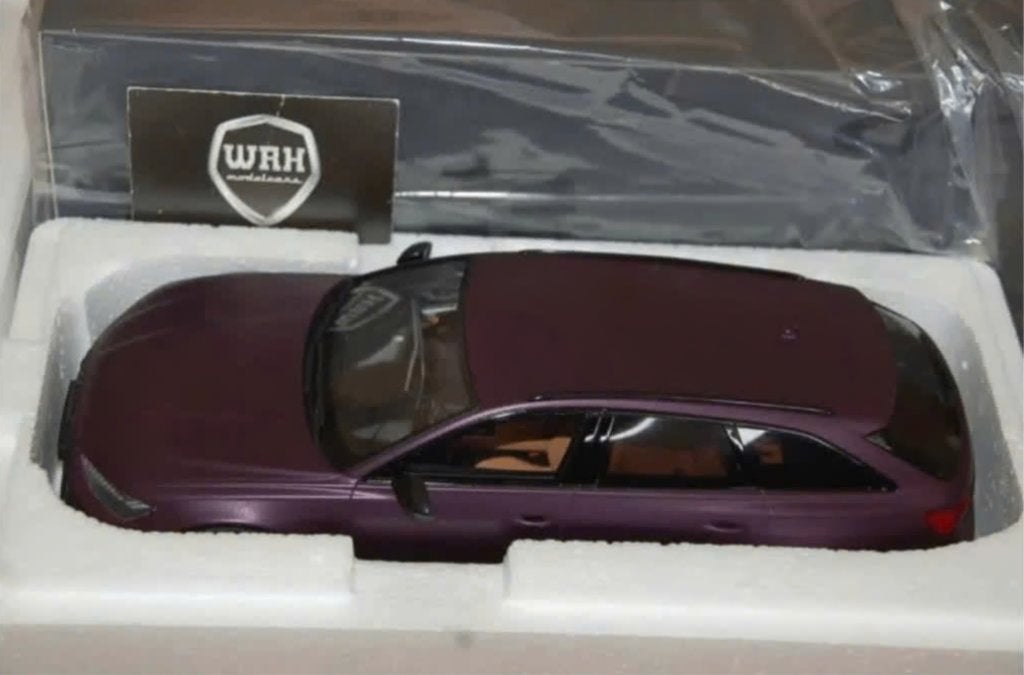 1:18 AUDI RS6 AVANT C8 2020 purple GT spirit GT825 WRH, Verzenden, Zo goed als nieuw, Auto, Overige merken