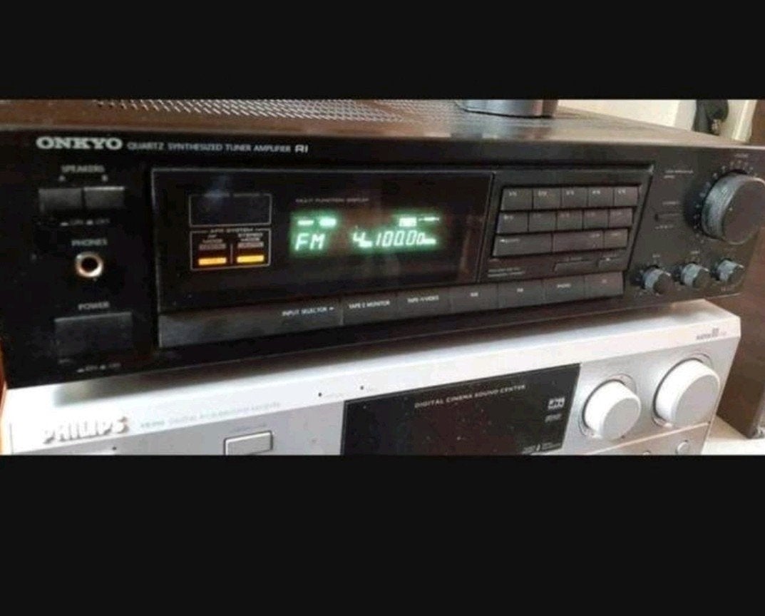 Onkyo TX-820 Quartz Synthesized Tuner Amplifier, Ophalen of Verzenden, 70 watt of meer, Overige merken, Overige spelers