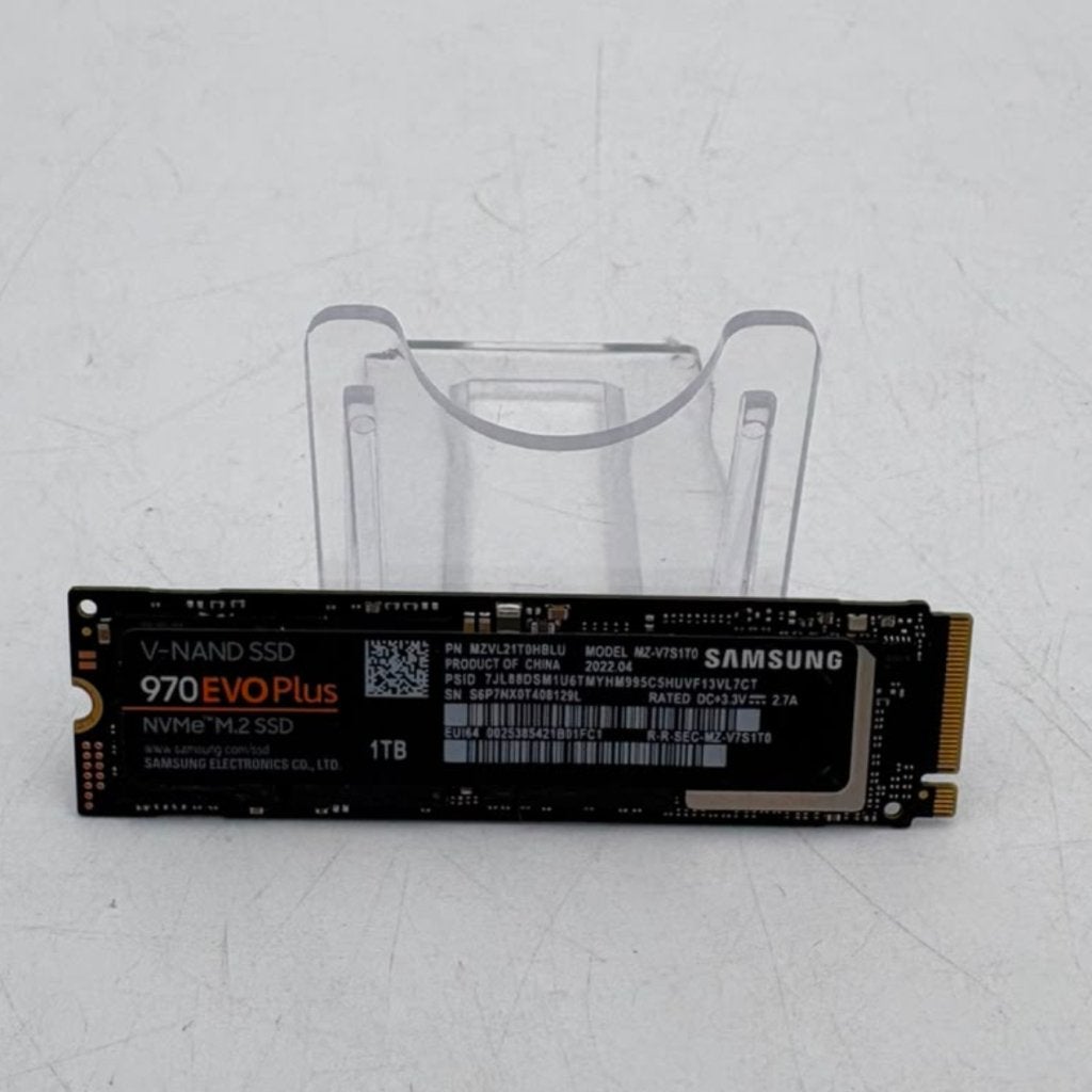 Samsung 970 EVO Plus NVMe M.2 SSD 1Tb + Garantie, Computers en Software, Harde schijven, Samsung, Zo goed als nieuw, Support@Samsung.com