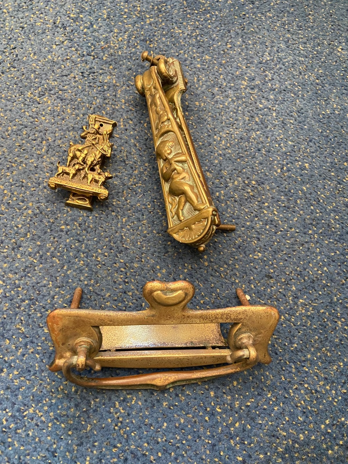 Antieke deurklopper, Antiek en Kunst, Antiek | Koper en Brons, Ophalen of Verzenden