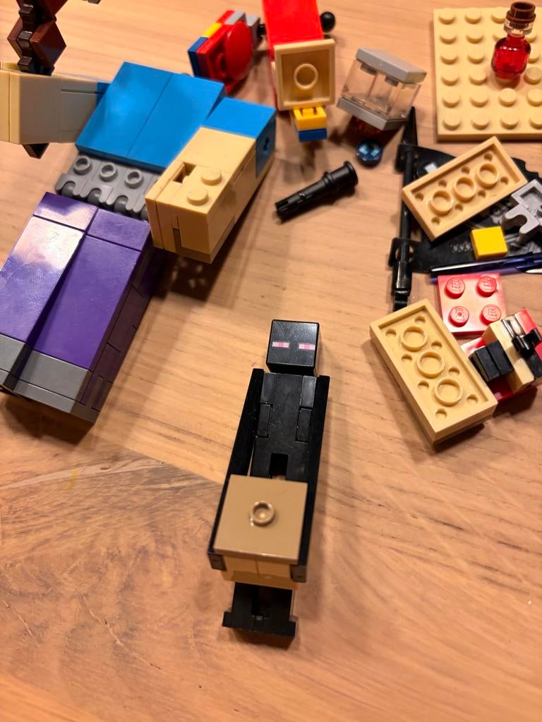 Lego Minecraft Lotje met instructieboekjes, Kinderen en Baby's, Speelgoed | Duplo en Lego, Gebruikt, Minecraft, Lego, Ophalen of Verzenden